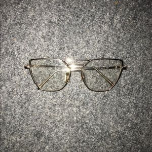 Clear Lens Cat Frame Glasses
